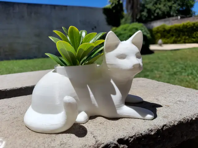 Cat Flowerpot — modelo 3D