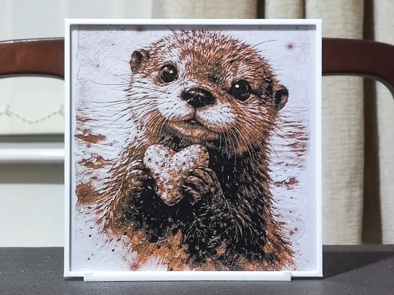 Otterly Lovely - 3 Color HueForge — modelo 3D