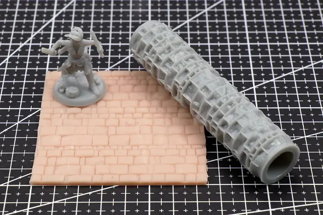 Stone Wall Texture Roller — modelo 3D