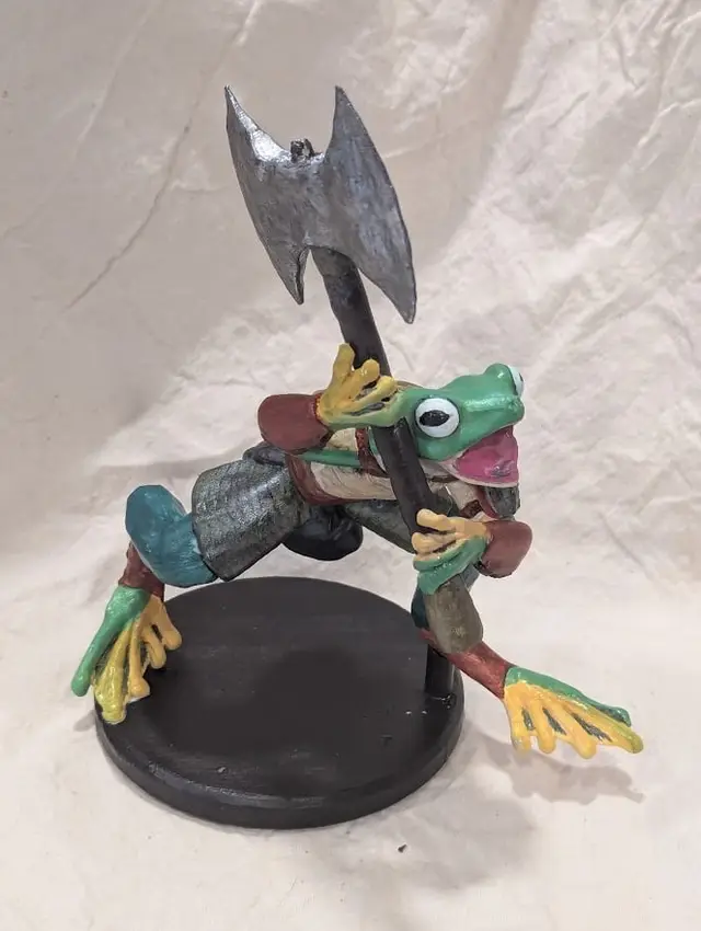 Barbarian Frog — modelo 3D