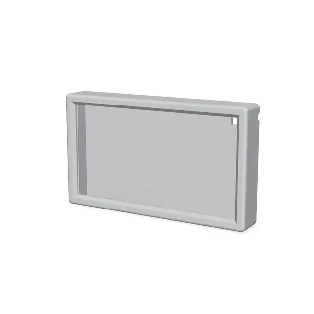 LED light box - Interchangeable 3D printed scenes or logos — modelo 3D