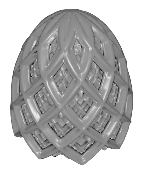 Lattice Easter Egg 2024 — modelo 3D
