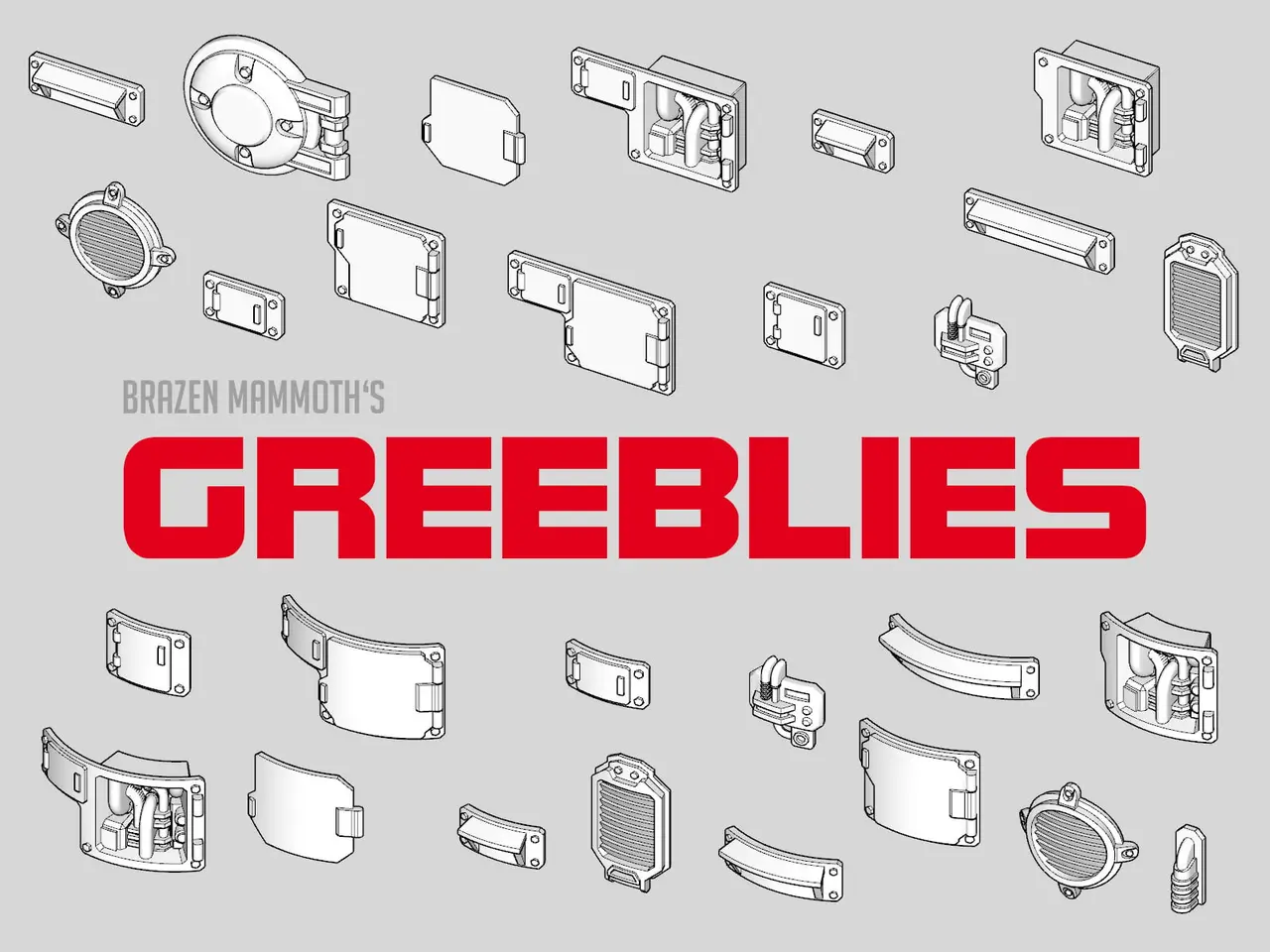Sci-Fi Greeblies — modelo 3D