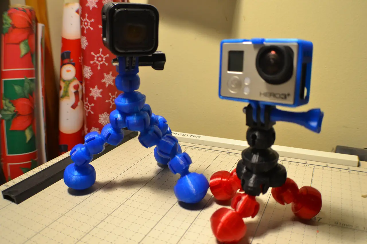Action Camera Flex Bubble Tripod — modelo 3D
