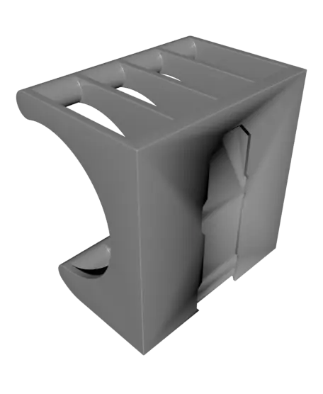 Multiboard 4-Snip Holder — modelo 3D