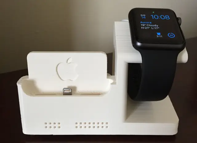 iPhone 6 Dock w/ Integrated Apple Watch Charging Station — modelo 3D