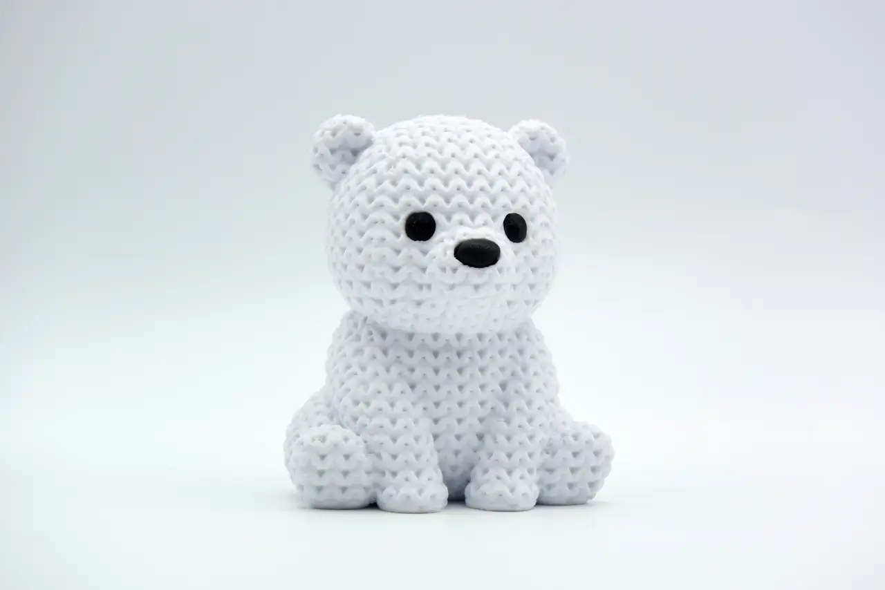 Knitted Polar Bear — modelo 3D