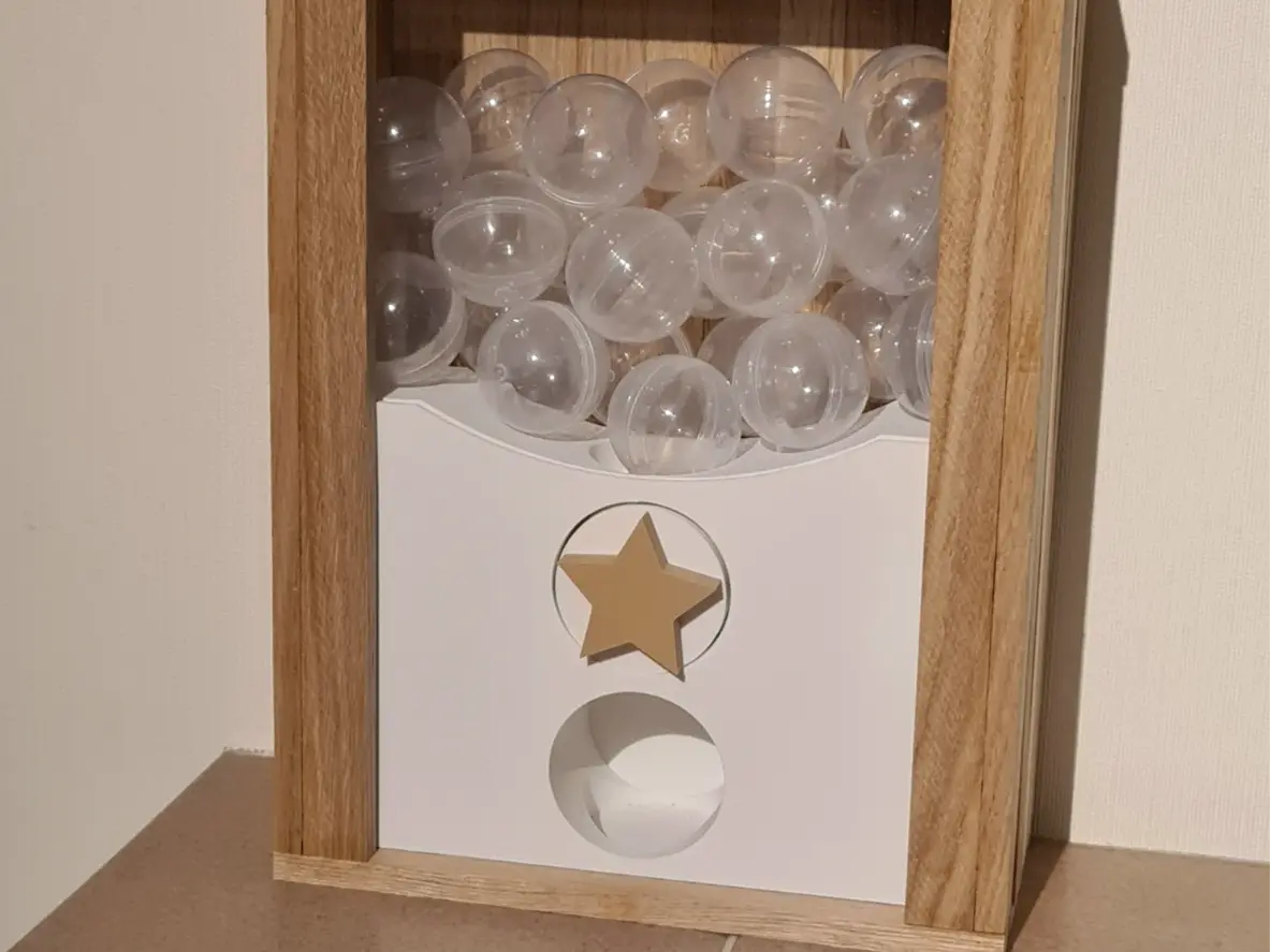 Kugelspender Adventskalender 45 mm Kugeln — modelo 3D