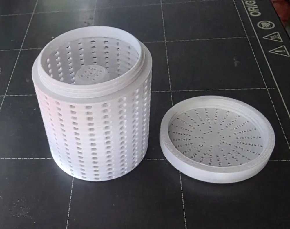 60g High-Airflow Silica Gel Container for Filament Spools — modelo 3D