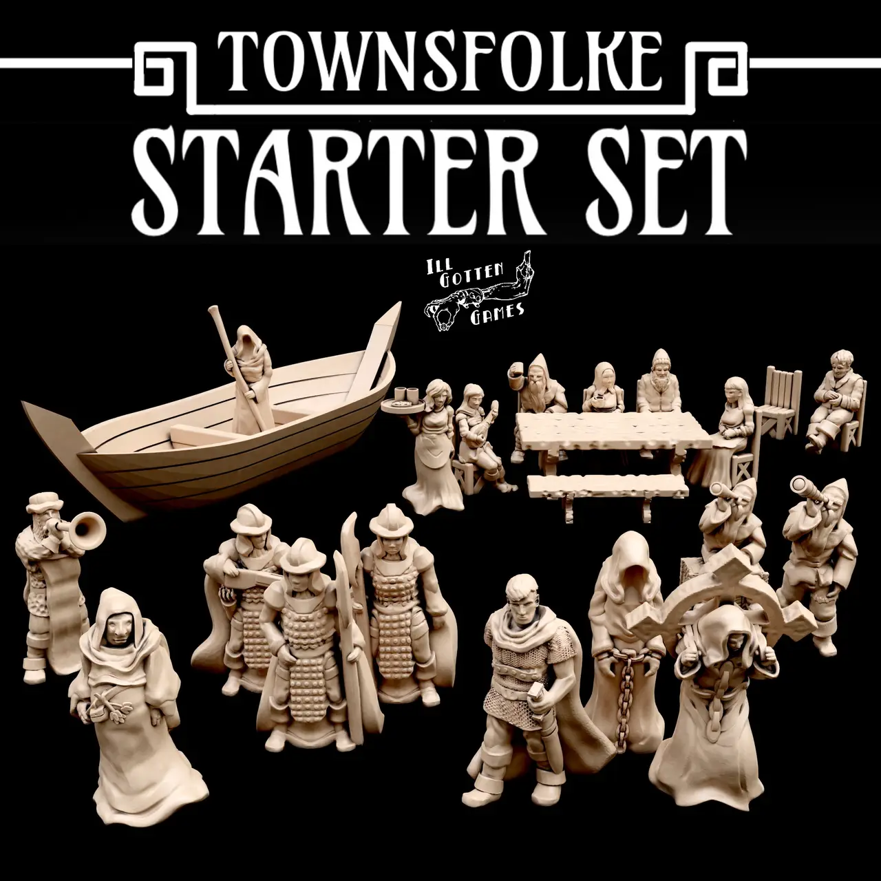 Townsfolke: Starter Set — modelo 3D