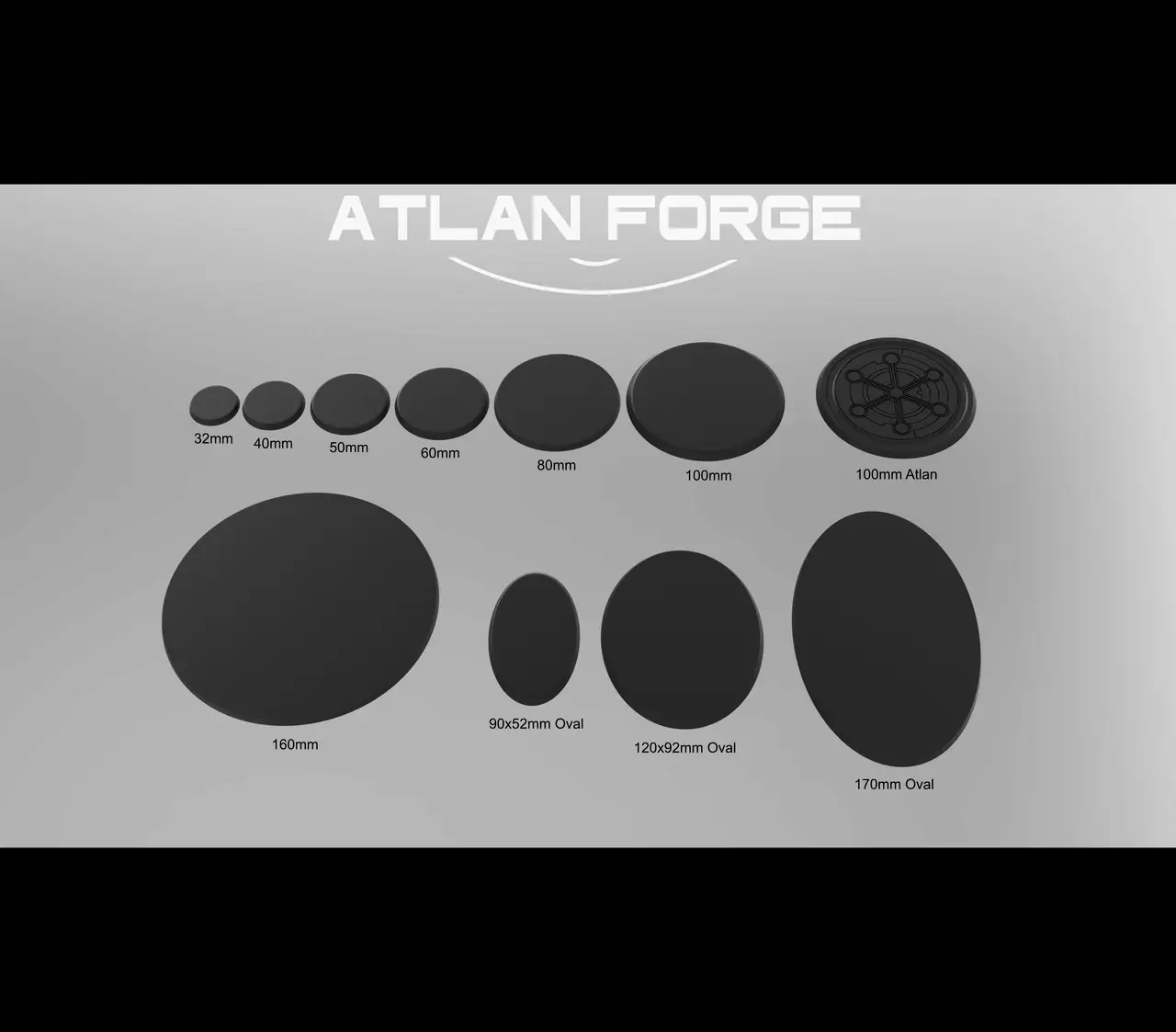 Atlan Forge - Bases Pack — modelo 3D
