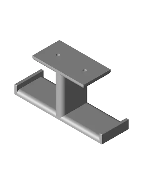 Underdesk Headphone Storage Hanger — modelo 3D