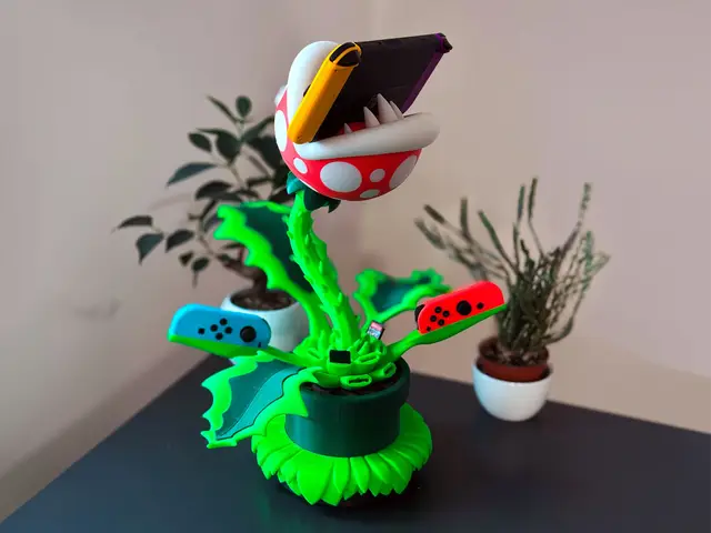Piranha Plant Switch Dock (Charging and TV - Hub) — modelo 3D