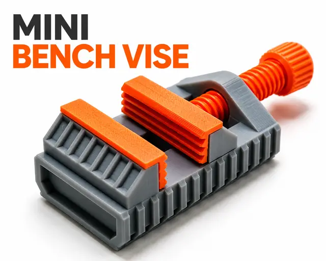 Mini Bench Vise | Compact Desktop Clamp — modelo 3D