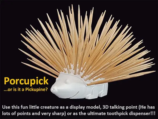 Porcupick — modelo 3D
