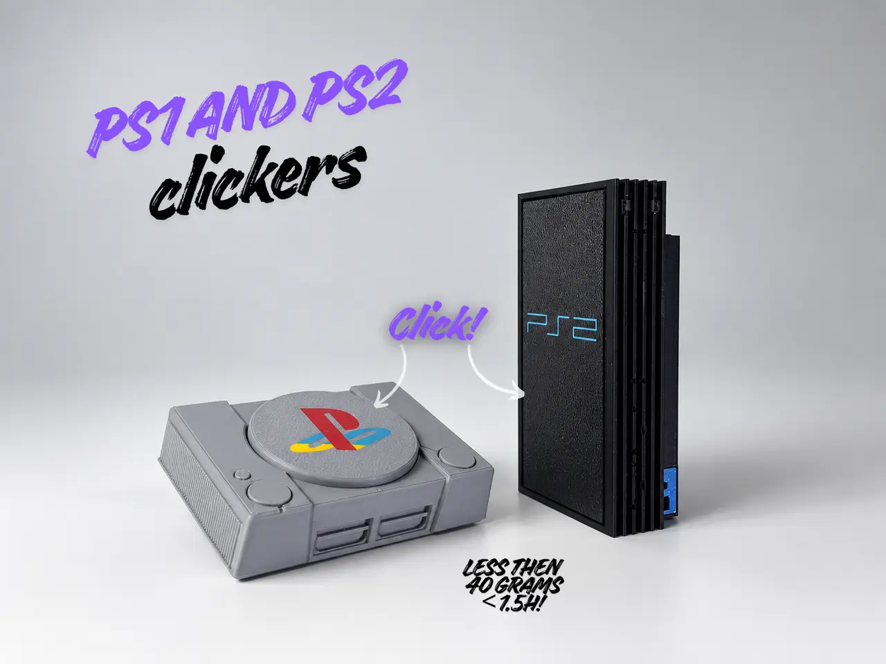 Playstation 1 and 2 Clickers — modelo 3D