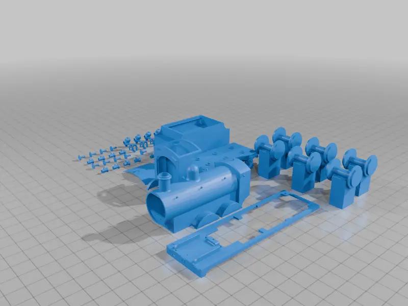 Ho scale Thomas & James kits — modelo 3D