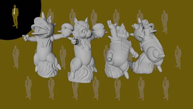 Chorne Nut Fantasy Football Team — modelo 3D