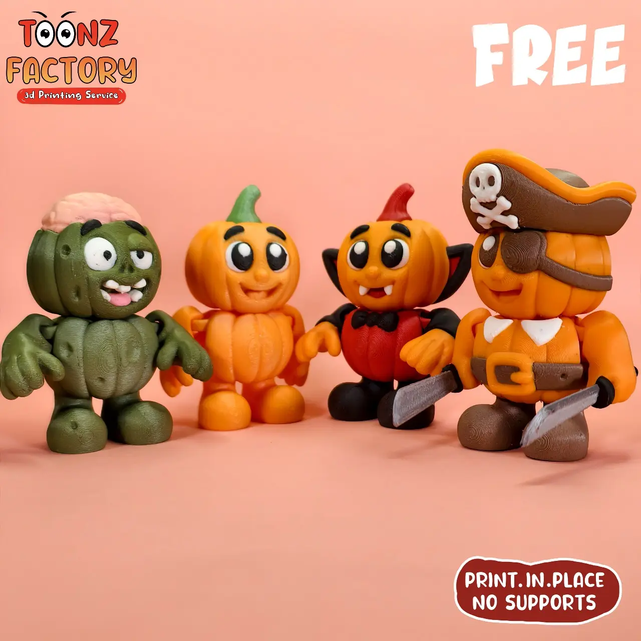Flexi Toonz Pumpkins — modelo 3D