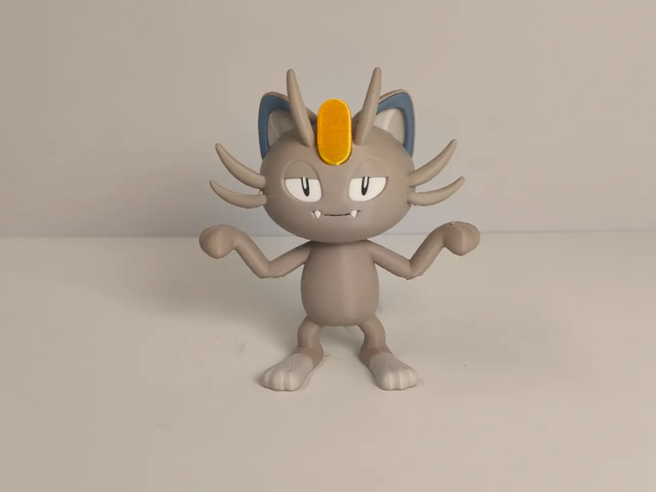 宝可梦 第一世代 #0052.1喵喵阿罗拉的样子(Meowth Alola)多色模型 — modelo 3D