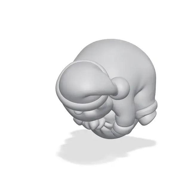 Jolly Santa with Gift Sack | Christmas Desk Buddy — modelo 3D