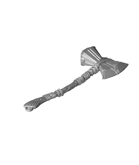 Thor Stormbreaker Keychain — modelo 3D