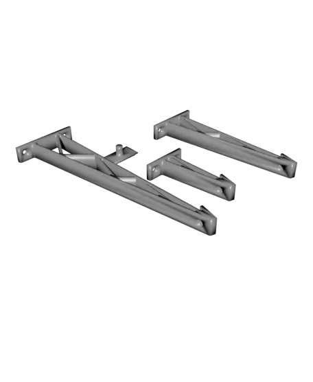 Lego Generic Spaceship Wall Mount system — modelo 3D
