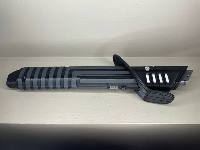Mandalorian Darksaber Split by Color - Star Wars — modelo 3D