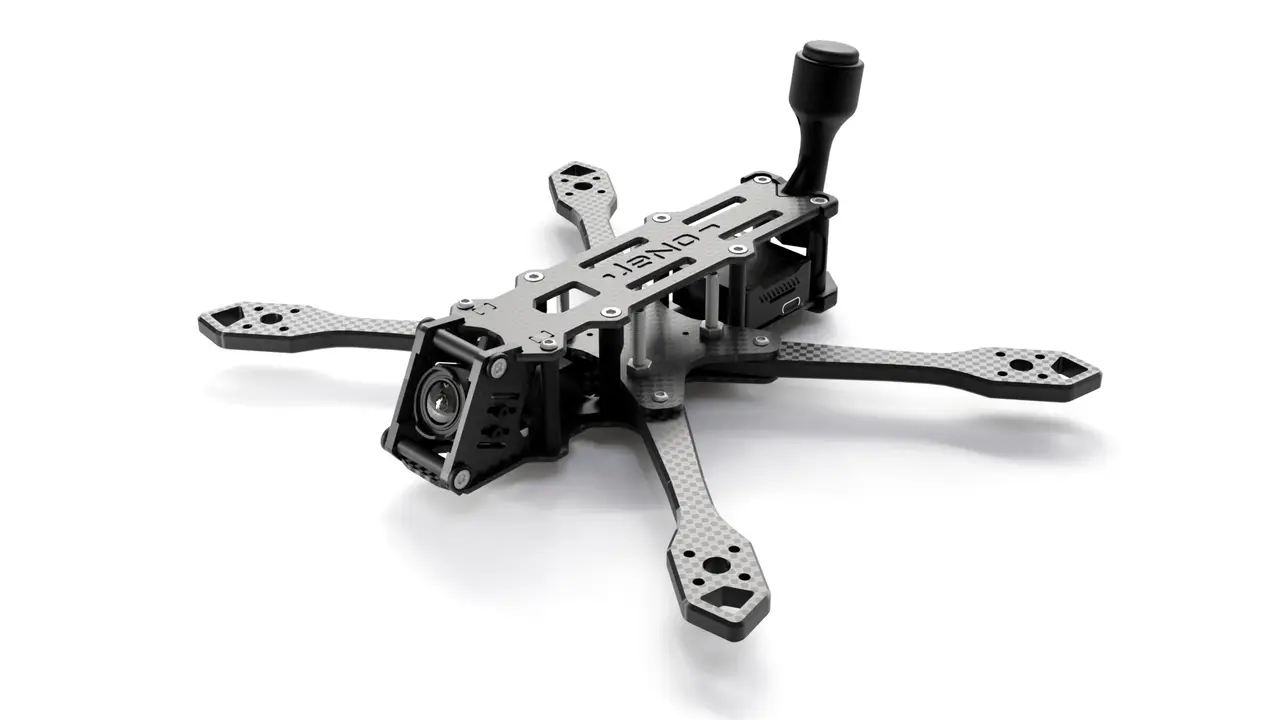 JeNo 5.1" Drone Frame — modelo 3D