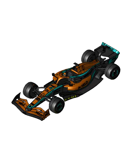 McLaren MCL36 — modelo 3D