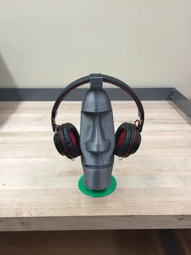 Moai Statue Headphones Rack — modelo 3D