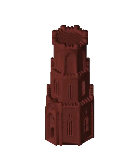 Dracula's Pen Holder Tower — modelo 3D