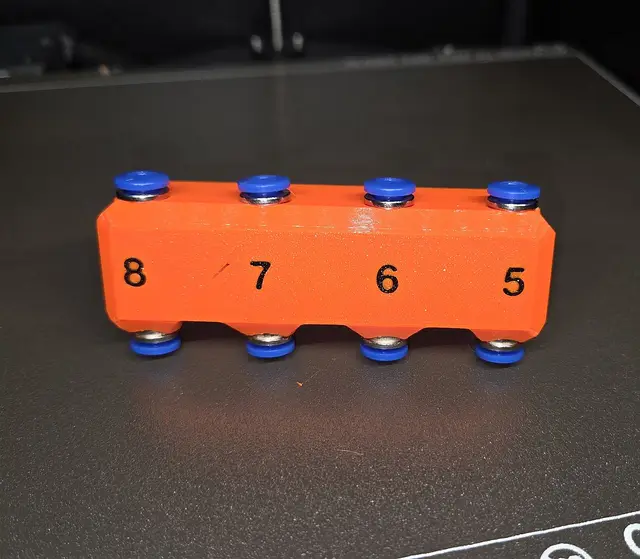 INDX Filament Sensor Body For 9mm ECAS04 fittings — modelo 3D