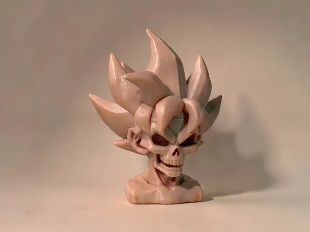 Skeleton Skull Bust of Goku — modelo 3D