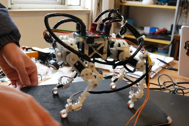 Quadruped Bai Servo 12-DOF Desktop Robot Dog — modelo 3D