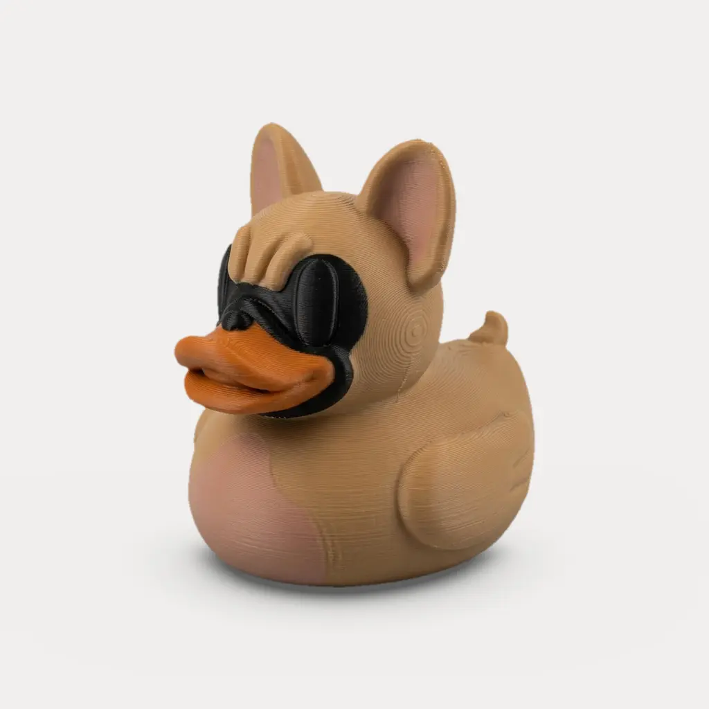 French Bulldog Rubber Duck - Animal Figurine — modelo 3D