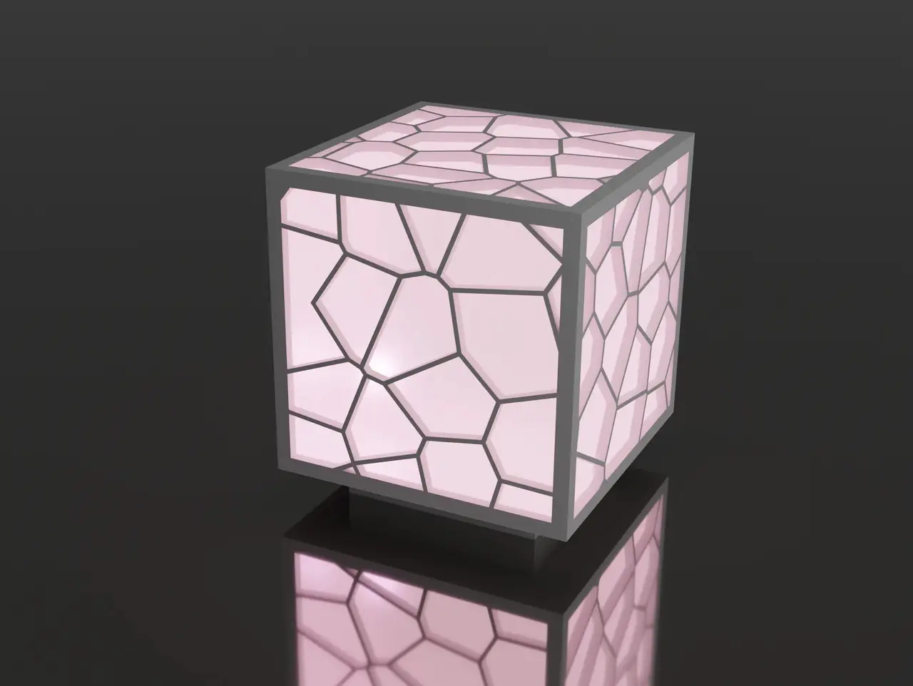 Voronoi Lamp — modelo 3D