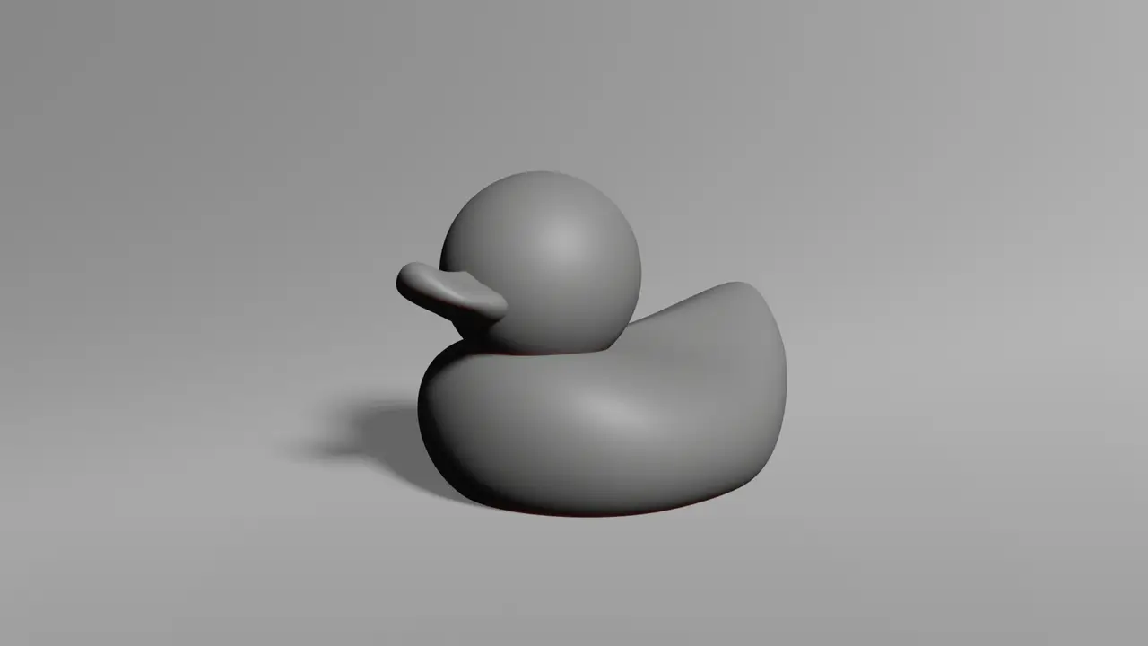 Rubber duck — modelo 3D