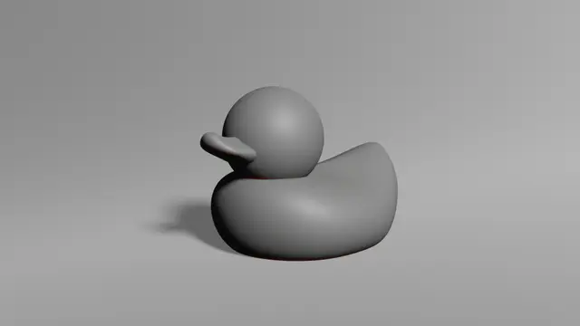 Rubber duck — modelo 3D
