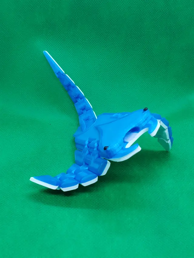 Articulated Manta Ray — modelo 3D