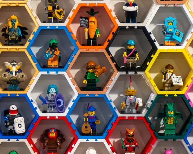Hexes for LEGO mini figures (re-modeled) — modelo 3D