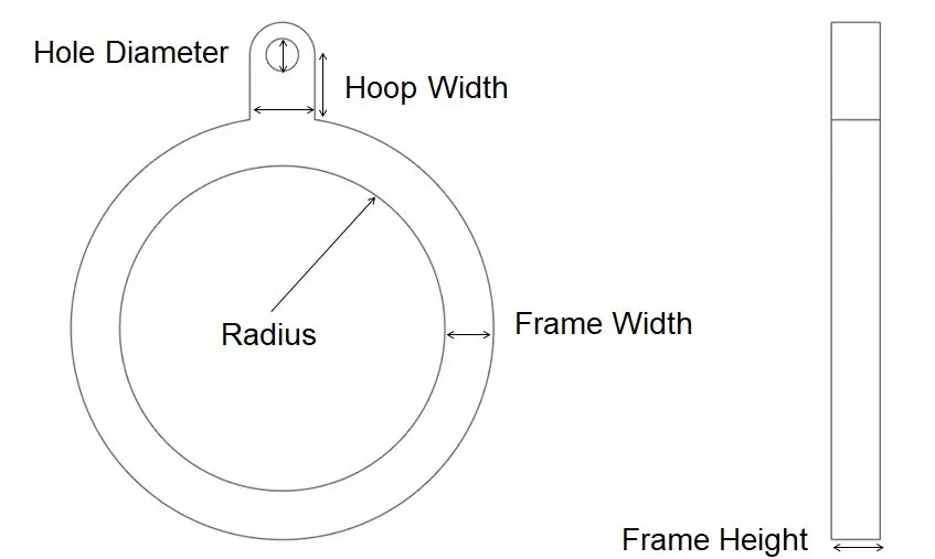 Circular Lithophane — modelo 3D