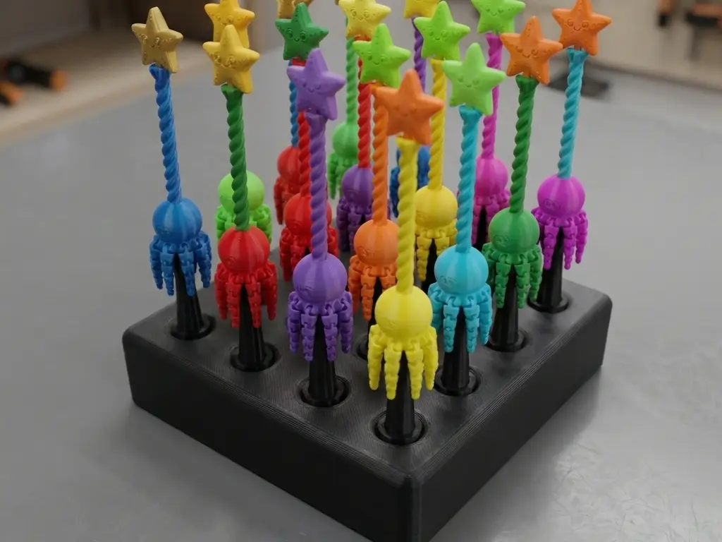 Expositor para Varinhas de Polvo Mágico Giratório — modelo 3D