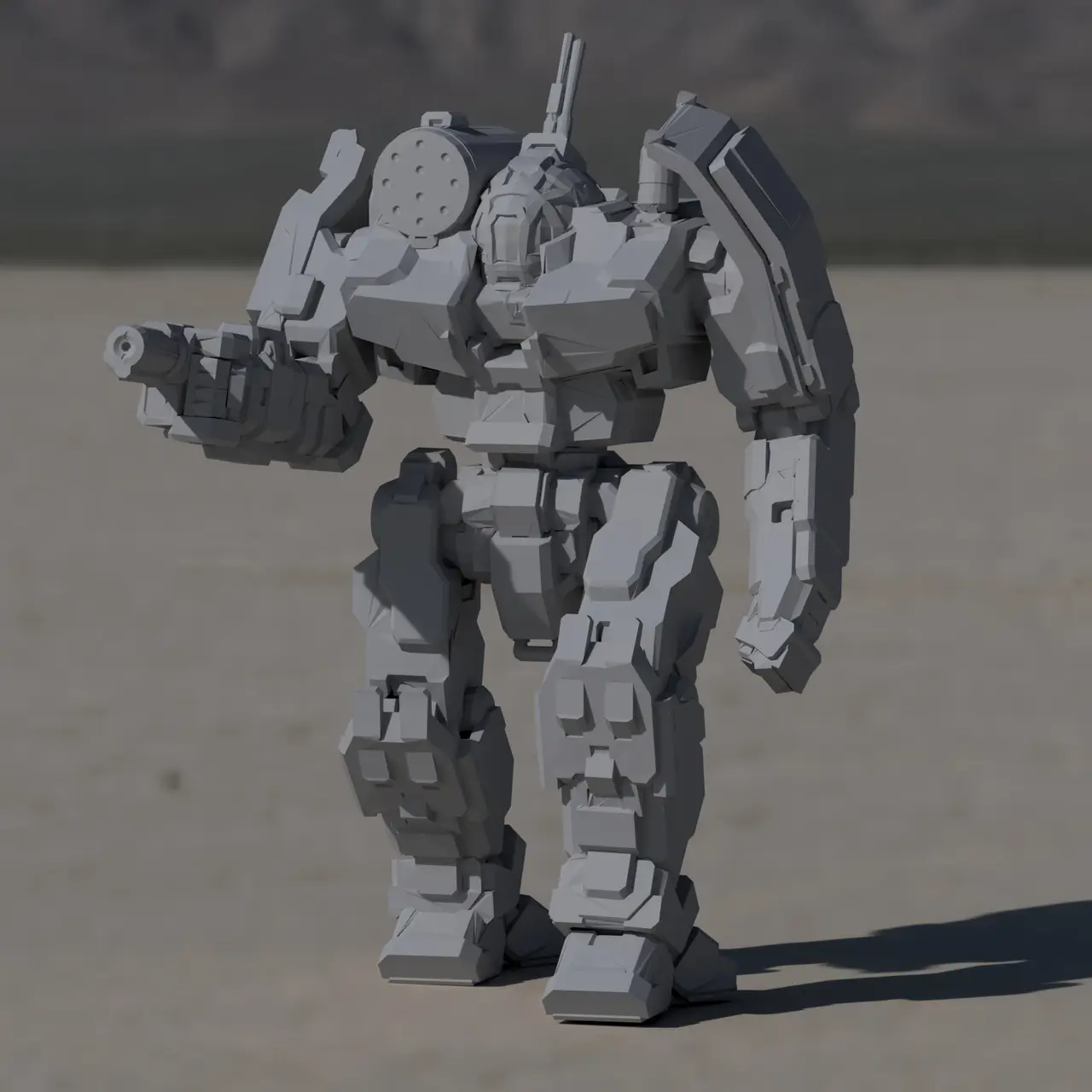 GRF-1N Griffin for Battletech — modelo 3D