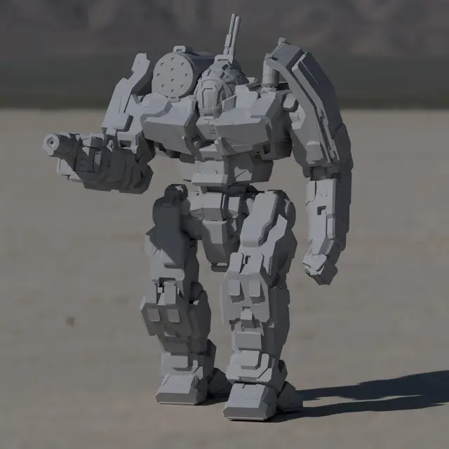 GRF-1N Griffin for Battletech — modelo 3D