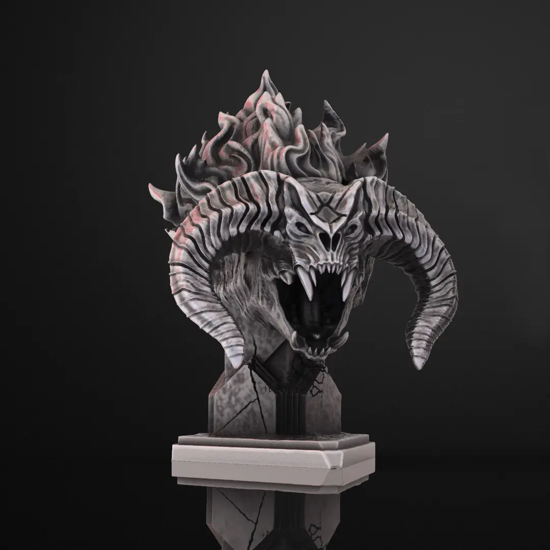 Balrog Bust – Lord of the Rings — modelo 3D