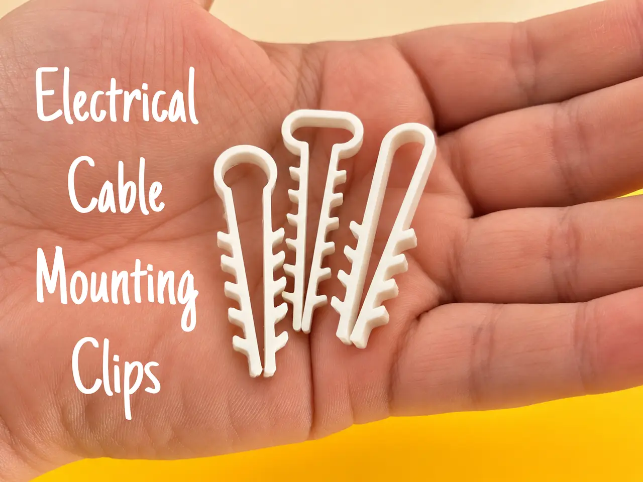 Electrical Cable Mounting Clips — modelo 3D