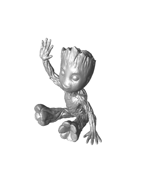 baby groot led light — modelo 3D