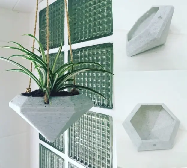 Diamond Hanging Planter — modelo 3D