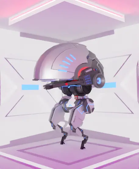 Futuristic Combat Robot.blend — modelo 3D